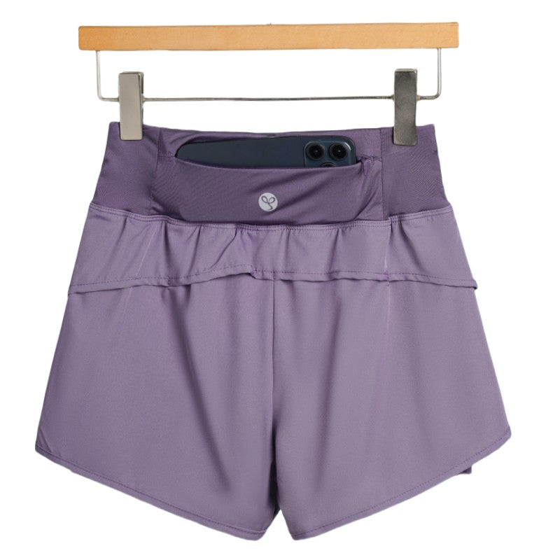 DRUR Sports Shorts Women High Waist Loose Yoga Shorts With Pocket Female Short Pants Woman's Gym Running Shorts Fitness Clothes