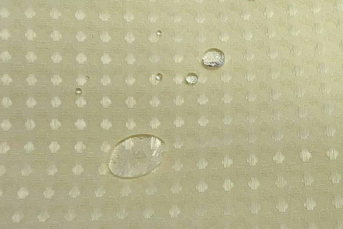 Cortina de Chuveiro de Tecido Minghe, Cortina de Chuveiro de Banheiro de Pano Resistente, Cortina de Chuveiro de Poliéster Waffle 230 gsm