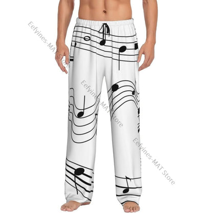 Cute Hedgehog Mens Pajamas Pyjamas Pants Lounge Pants Sleep Bottoms