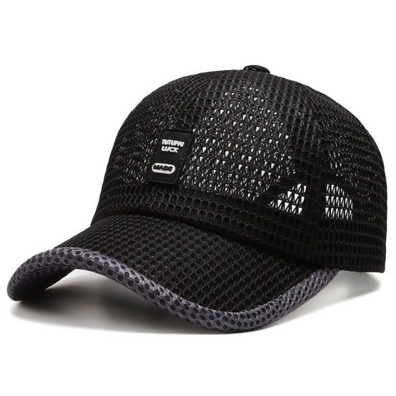 Men Women Outdoor Summer Full Mesh Net Cool Breathable Quick Drying  Sunhat Baseball Cap Anti-UV Tennis Golf Sport Trucker Hats