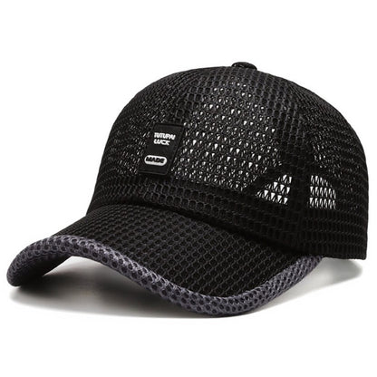 Men Women Outdoor Summer Full Mesh Net Cool Breathable Quick Drying  Sunhat Baseball Cap Anti-UV Tennis Golf Sport Trucker Hats