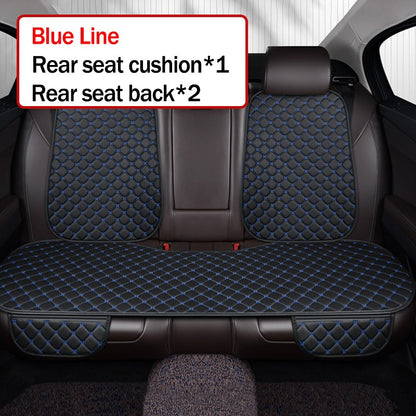 Kcimo Pu Leather Car Seat Cover Seat Back Soft Cushion Universal Front and Rear Car Seat Cushion Chair Carpet Pad Four Seasons