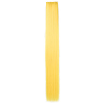 Clip in Hair Extensions Colored Party Highlights 30 inches Multi-colors Straight Hair Synthetic Hairpieces