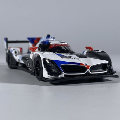 1:45 BMW M Hybrid V8 Super Racing Alloy Diecast Model Car Miniature Vehicle Classic Simulation Collection Decoration Holiday Boy