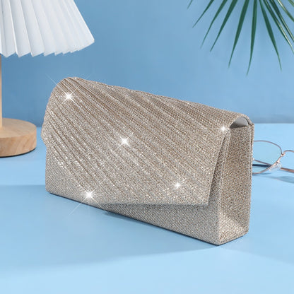 Luxury Glitter Women's Evening Clutch Bag Envelope Bridal Party Purse Valentine Wedding Dinner Handbag for Ladies