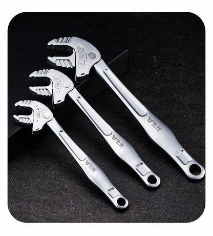 Chave Catraca de Mola com Travamento Automático, Chave Garra de Caranguejo Industrial Pesada, Mandíbula Larga Ajustável para Fabricação de Tubos Automotivos