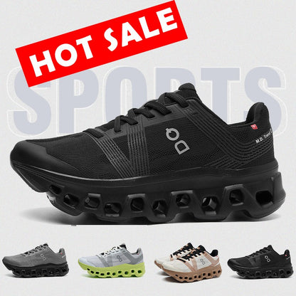 Tênis casuais com amortecimento, calçado de corrida, jogging, maratona, masculino, esportivo, respirável, leve, confortável, antiderrapante, lazer.