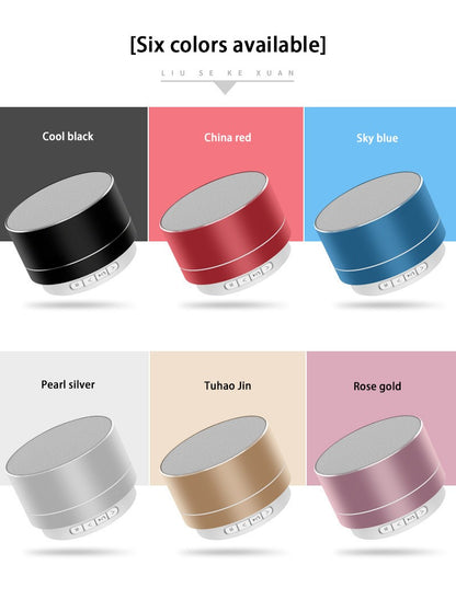 Xiaomi A10 Mini Portable Speaker Bluetooth Wireless Audio Dazzling Crack LED Light Subwoofer Support TF Card USB For PC/Mobile