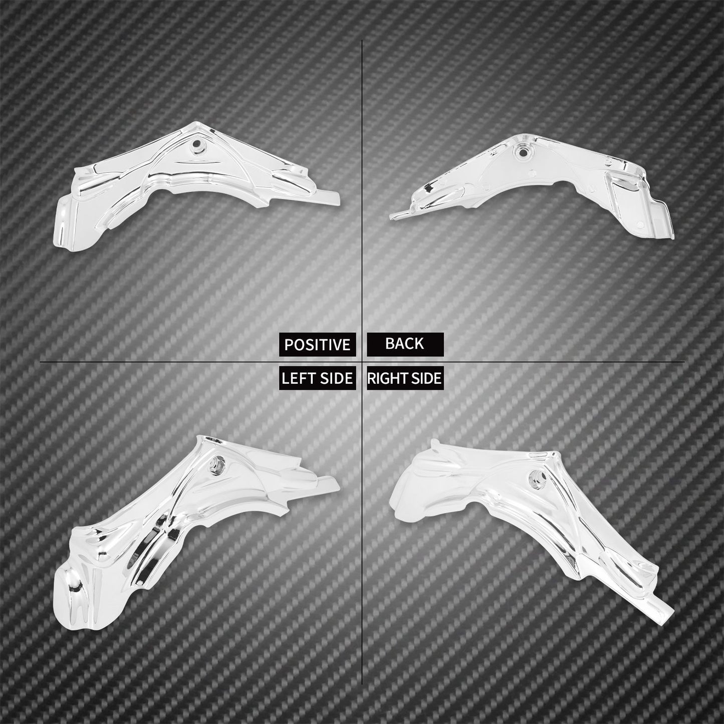 Tampa Lateral da Base do Cilindro da Motocicleta Carenagem Para Harley Touring Road King FLHR Electra Street Glide FLTRX FHLX 2007-2016