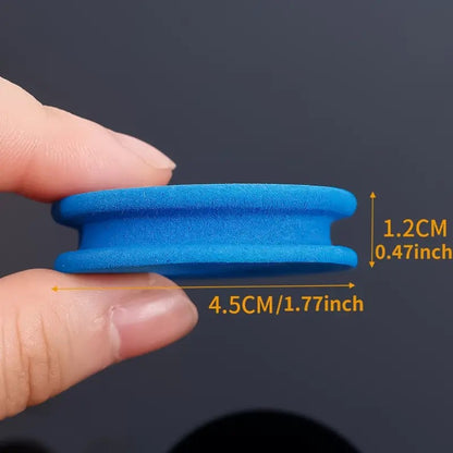 10/20 carretéis de espuma para pesca 4,5 cm/12 cm, suporte para linha de pesca arredondado, gancho de armazenamento?cor aleatória?