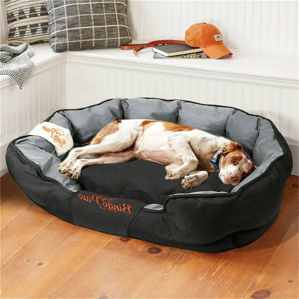 Cama para cachorro tipo sofá ortopédico impermeável XXL XL L, tapete para pets, canil, cesto lavável para cachorros, almofada removível para cães de porte pequeno, médio e grande