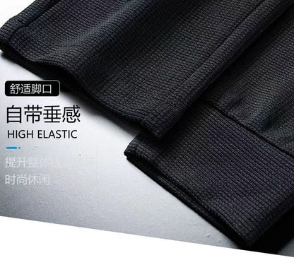 Winter Warm Lambswool Sweatpants Men's Plush Thicken Casual Joggers Trousers Male Fashion Loose Soft Waterproof Cargo Down Pants