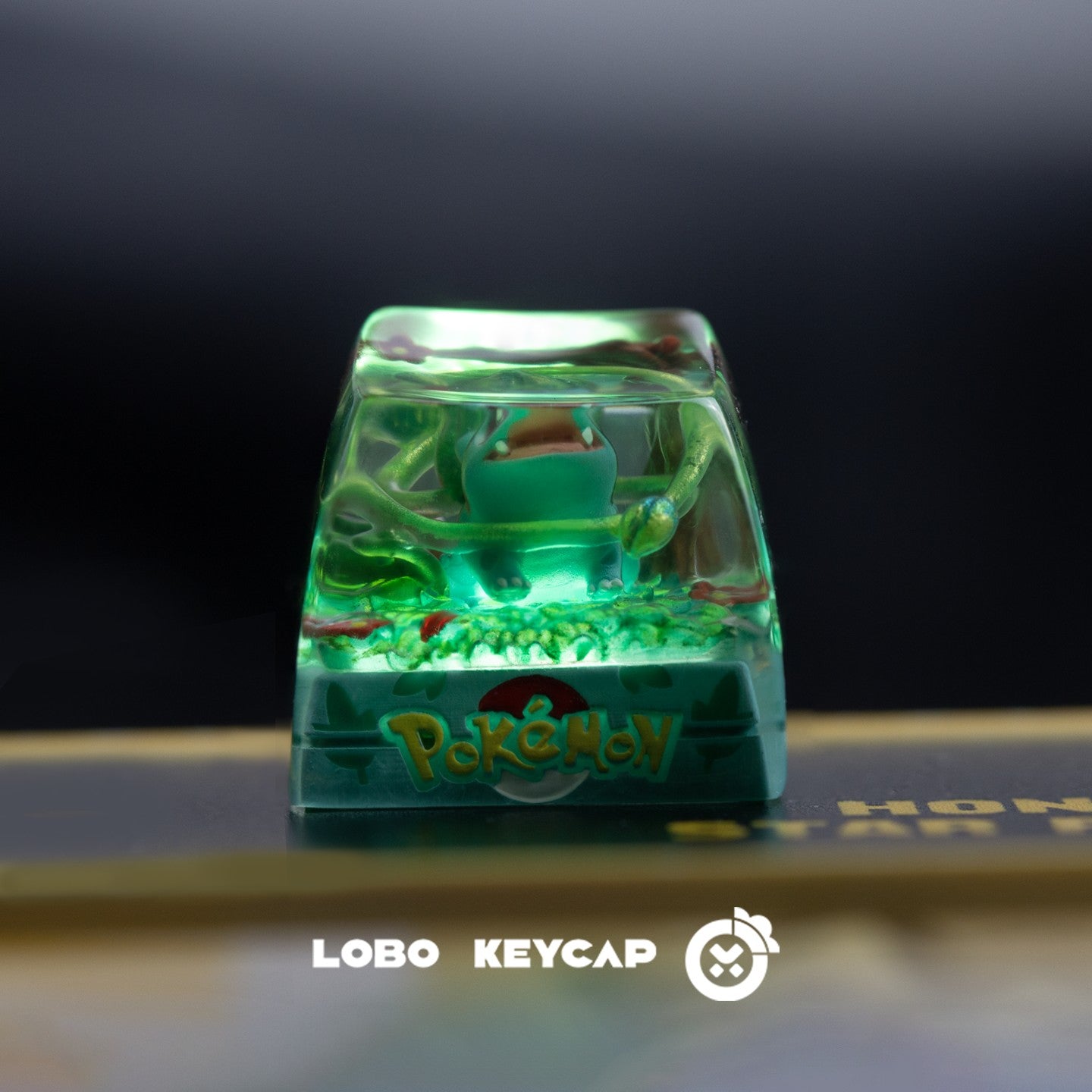 Teclas personalizadas de resina fundida com tema de Pokémon, Pikachu, Gengar para teclado mecânico - Presente personalizado