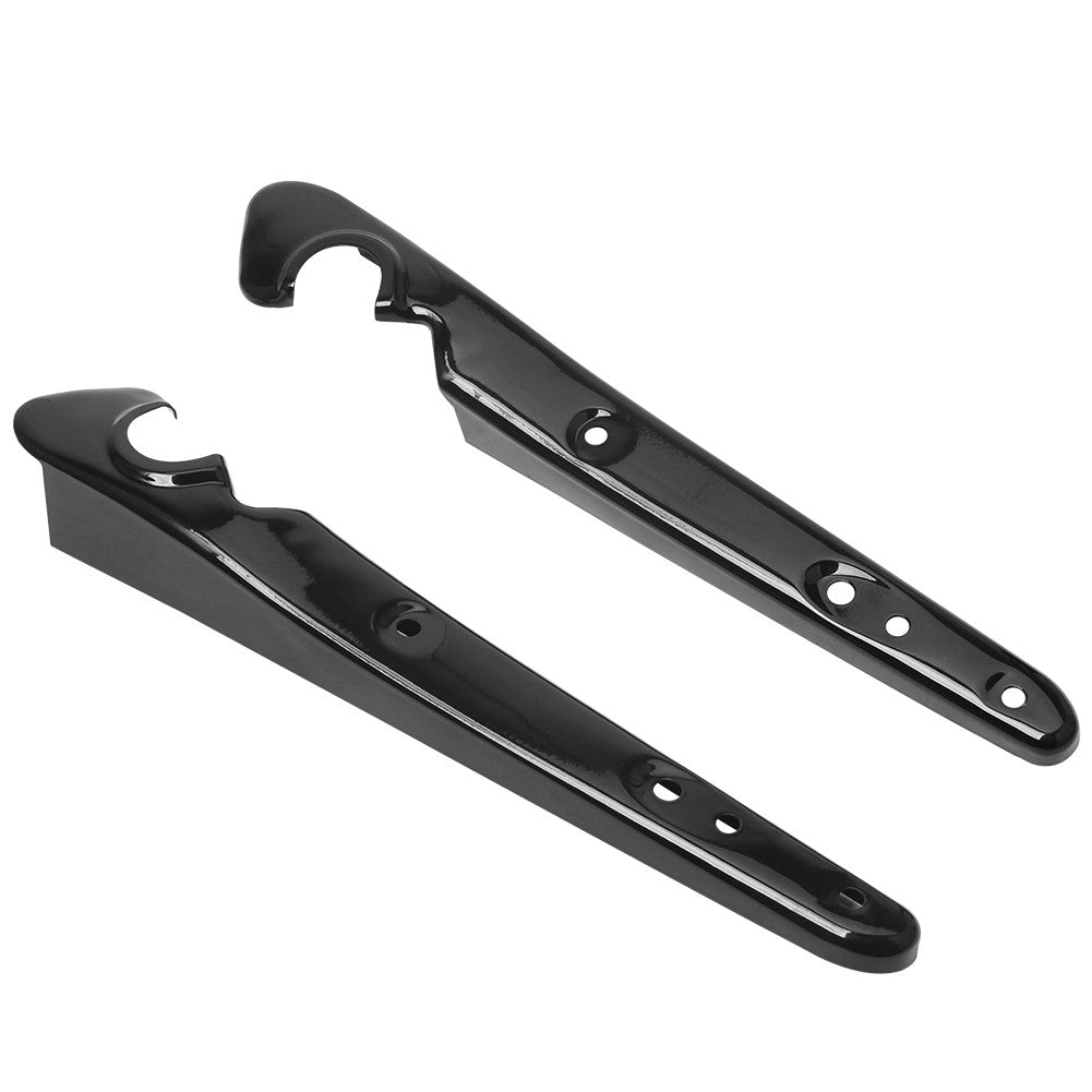 Par de Suportes Traseiros de Para-lama Brilhante para Motocicleta, Capas de Para-lama, Suporte de Seta para Harley Sportsters XL 883 1200 48 72