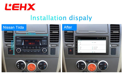 LEHX Universal 7 Inch 2 din Android 15 Car Radio 2.5D QLED Screen Car Multimedia Player Carplay Android Auto Stereo Autoradio