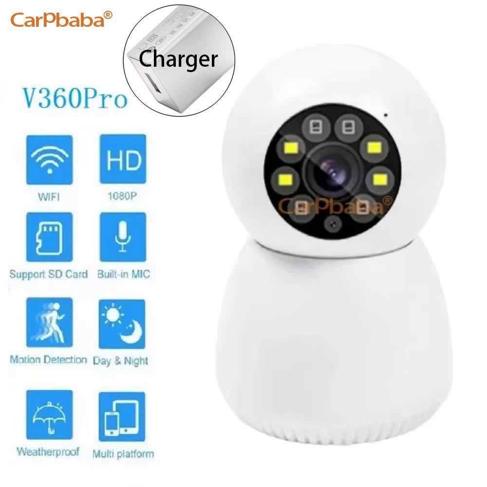 CARPBABA WIFI IP Camera 2MP YOOSEE ICSEE V380Pro YIIOT Surveillance Color Night Vision Security Protection Wireless Smart Home