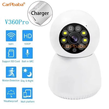 CARPBABA WIFI IP Camera 2MP YOOSEE ICSEE V380Pro YIIOT Surveillance Color Night Vision Security Protection Wireless Smart Home