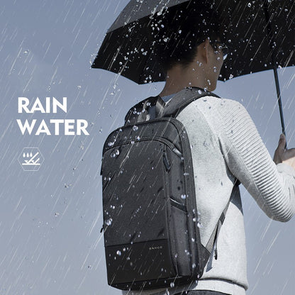 BANGE Laptop Waterproof 15.6" 17.3 Backpack Fashion Male Classic Fashion Travel Moto&Biker Light Scalable Shoulder Bags