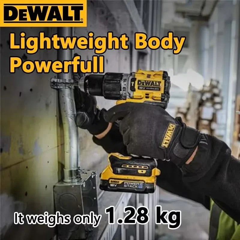 Furadeira de Impacto DCD805 DEWALT 20V a Bateria de Lítio, Recarregável, Sem Escova, Compacta, Parafusadeira Elétrica, Furadeira Manual