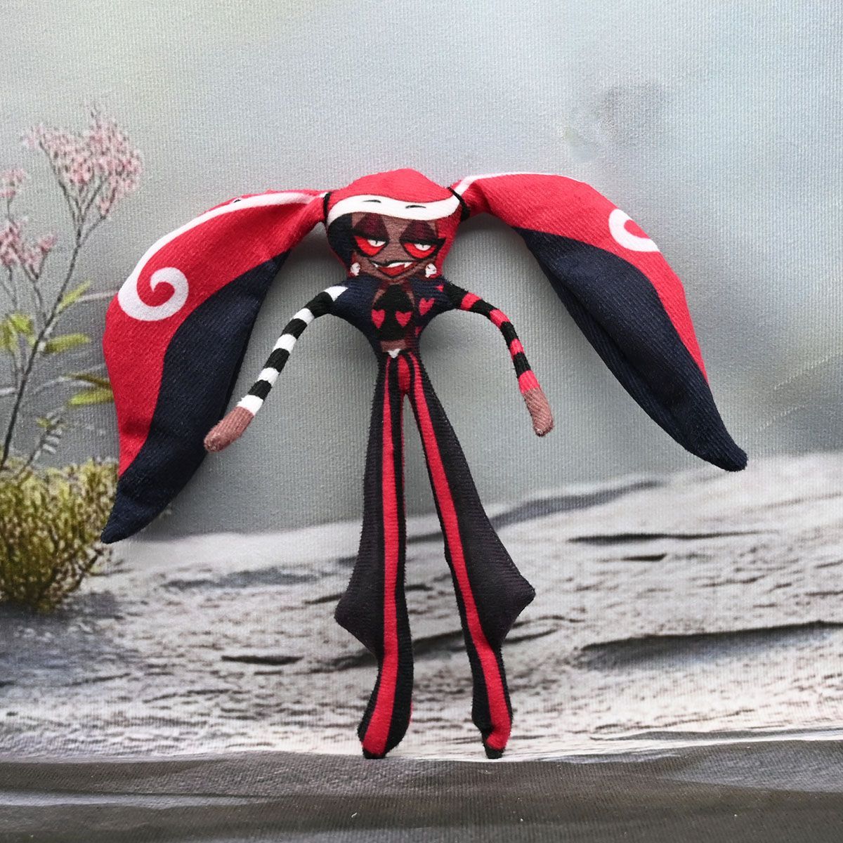 Anime Hazbin Alastor Niffty Cosplay Plush Doll Body Wire Skeleton Action Stuffed Dolls Accessories Ornament Gifts