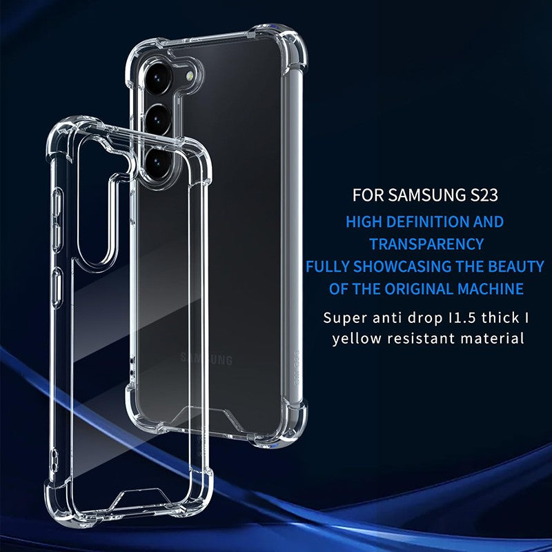 Capa Híbrida Antichoque Para Samsung Galaxy S26 S25 FE S24 S23 S21 S22 Plus Ultra Capa Dura Transparente Para Samsung A56 A36 A54 A53