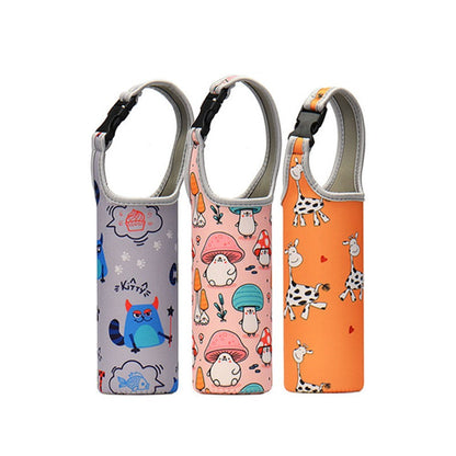Baby Bottle Cover Portable Water Bottle Case Sleeve Sports Insulation Water Bottle Covers Pouch With Strap Holder Bottle Bag