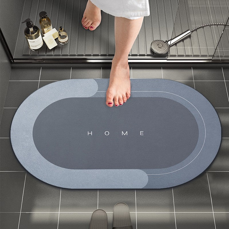 Bath Mat Super Absorbent Non Slip Bath Bathroom Rug Quick Drying Bath Shower Rug     Kitchen Entrance Door Mats Home Floor Mat