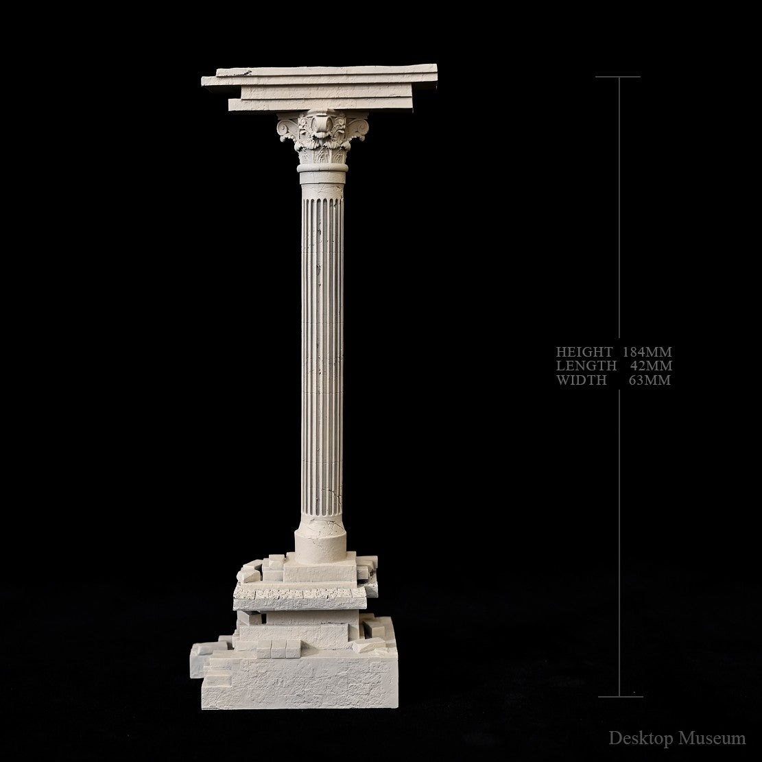 Paisagem Aquática de Aquário Coluna Romana Ornamento Aquário Paisagem Aquática (185mm de altura) LTCP-407