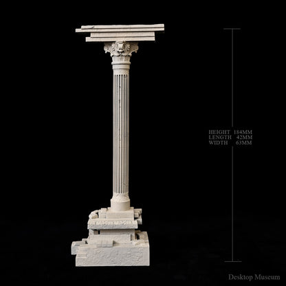 Paisagem Aquática de Aquário Coluna Romana Ornamento Aquário Paisagem Aquática (185mm de altura) LTCP-407