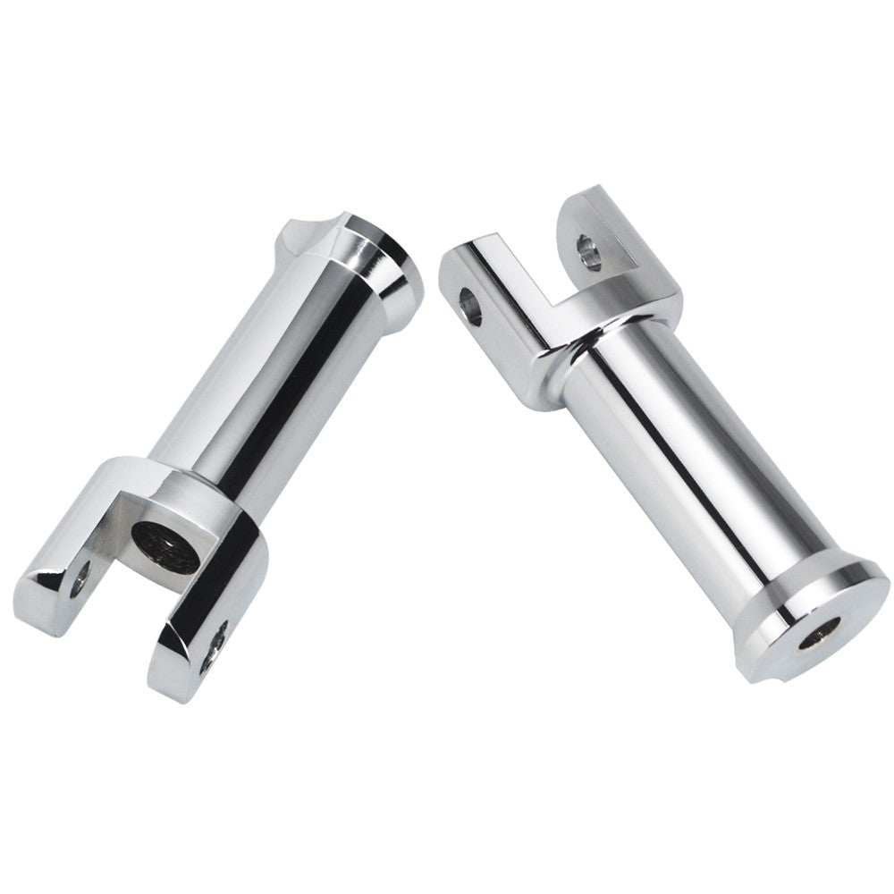 Suportes de Pedaleira Traseira Clevis para Motocicleta Harley Davidson Softail 2018-2025 (Preto Brilhante) Kit de Suporte de Pedaleira do Passageiro