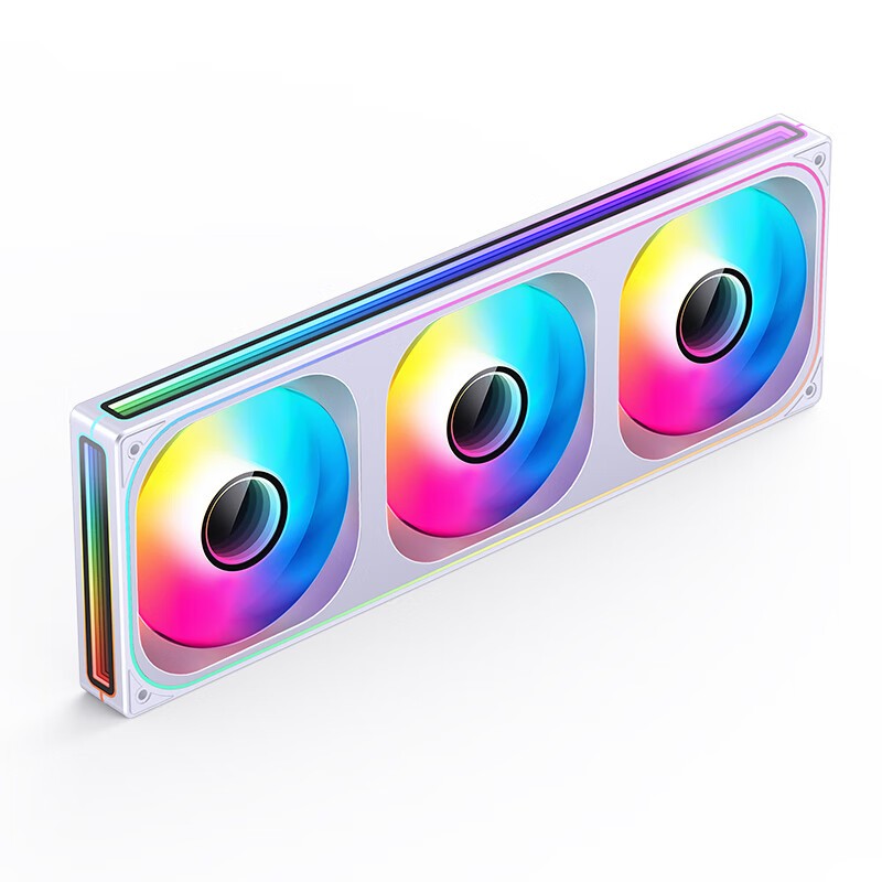 Jonsbo ZB-120/240/360 Computer Case Fan 5V ARGB 120mm Water-Cooled CPU Cooling Fan PWM ZB-360BR Forward/Reverse Fan Kits