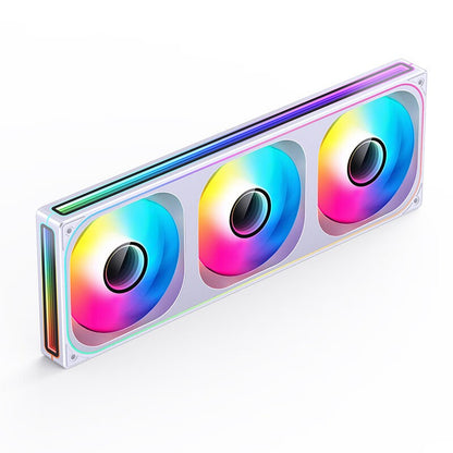 Jonsbo ZB-120/240/360 Computer Case Fan 5V ARGB 120mm Water-Cooled CPU Cooling Fan PWM ZB-360BR Forward/Reverse Fan Kits