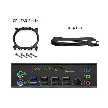 Kit Conjunto Placa Mãe MACHINIST MR9A PRO X99 LGA2011-3 CPU Xeon E5 2690 V3 Memória RAM DDR4 16GB (2*8GB) 2666MHz Combo TPM 2.0 Opcional