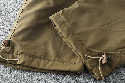 Calça Cargo de Ferramentas com Forro de Lã Grosso Impermeável para Homens e Mulheres, Inverno, Exterior, com Vários Bolsos, Solta, Reta, Macacão, Calça Comprida