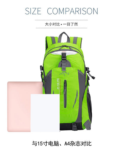 New Camping Backpack 40 Liters Large Capacity Travel Canvas Bag Outdoor Mountaineering Hiking Travel Bag