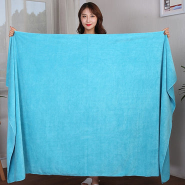 Extra large microfiber bath towel, super absorbent, quick-drying soft Hotel beauty salon sauna sports towel