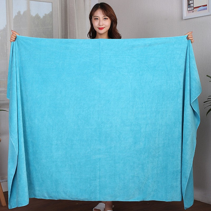 Extra large microfiber bath towel, super absorbent, quick-drying soft Hotel beauty salon sauna sports towel