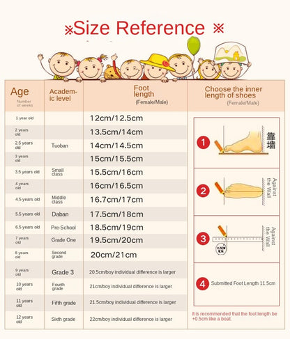 Children's Thick Furry Boots Winter Season Cartoon Warm Shoes Boys Girls Kids Home Cotton Slippers Heel Outdoor Baby Snow Boots