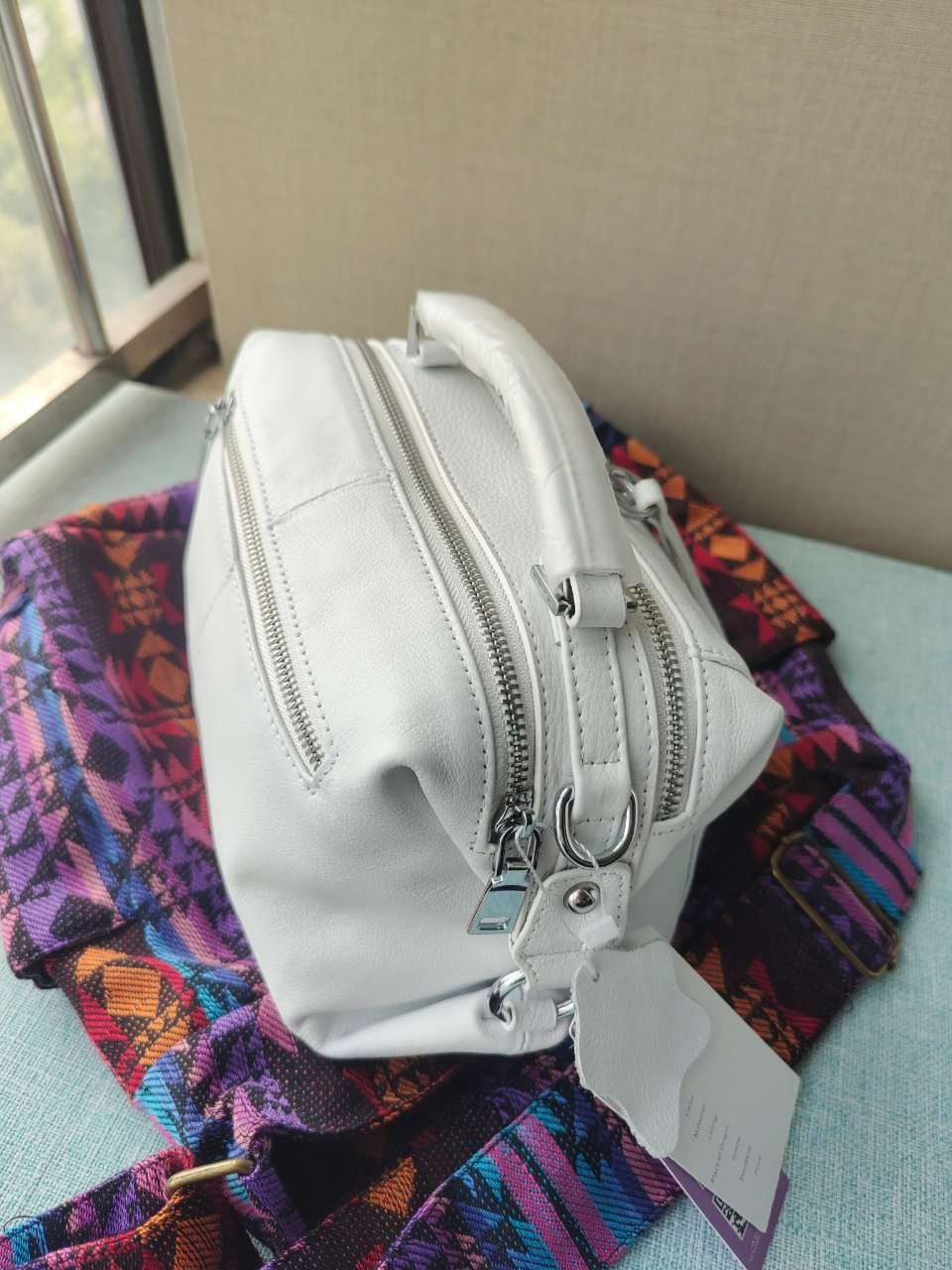 Zency Women's Handbag Genuine Leather Cowhide Cross Body Bags Ladies Shoulder Top Handle Satchel Trendy 2025 Pillow Bags Shopper