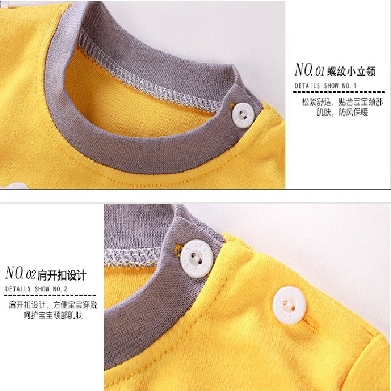 Autumn Kids Cartoon Pajama Sets Spring Girls Boys Print Sleepwear Suits Baby Long Sleeve T-Shirt+Pants 2Pcs Outfits Clothes 0-8Y