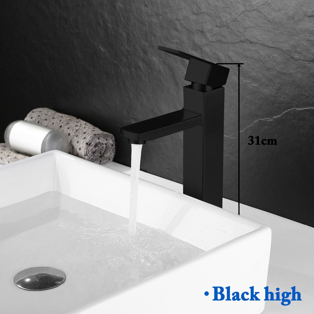 Bathroom Faucets Hot and Cold Mixer Faucets Vanity Bathroom Kitchen Deck Mounted Bathroom Sink Faucets?hose not include?