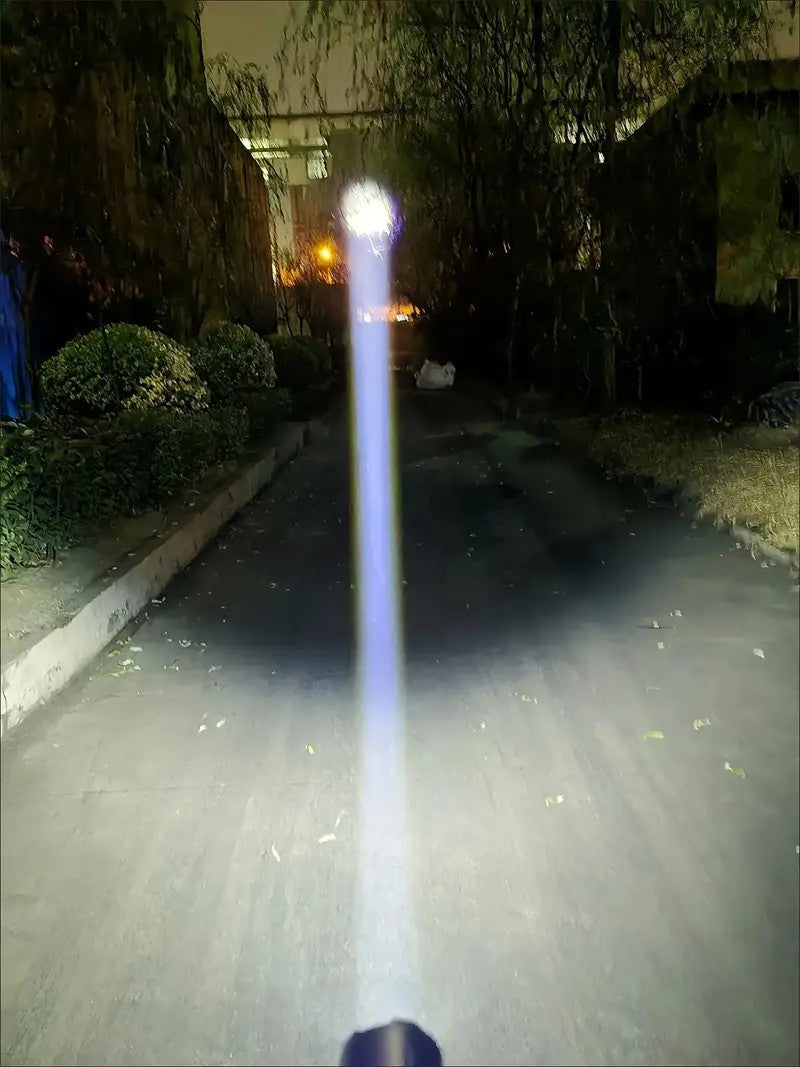 2025 New 15000mAh White Laser Flashlights 990000LM Ultra Powerful Flashlight Zoom USB Rechargeable Lantern Outdoor Camping Torch