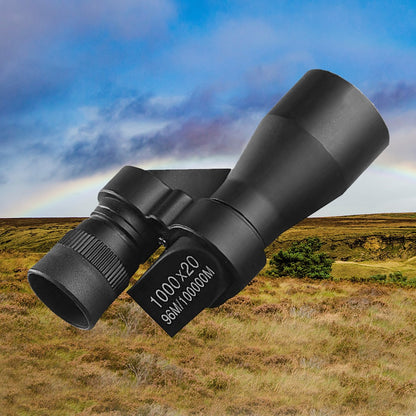 Telescópio Monocular Portátil de Bolso 1000x20 com Zoom de Alta Ampliação, para Pesca ao Ar Livre, Caça e Acampamento
