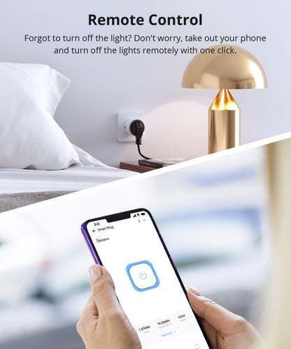 SONOFF iPlug S60 TPF Wifi Smart Plug With Energy Monitoring Schedule and Timer Smart Socket via ewelink APP Alexa Google Home