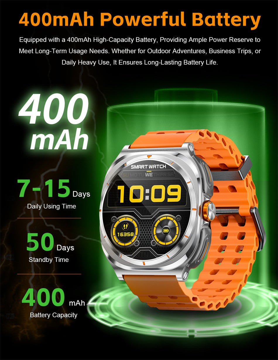 Chamada Bluetooth IP68 à Prova D'Água 2025 Novo Smartwatch 2 em 1 Atualizado com Fones de Ouvido Bluetooth TWS Para Homens e Mulheres Smartwatch Esportivo
