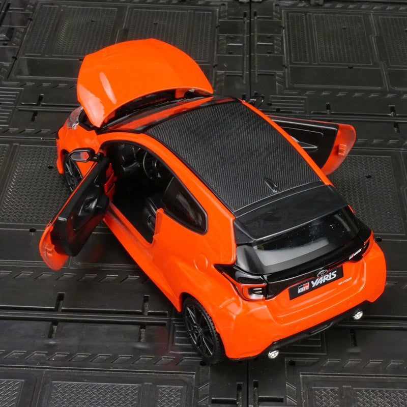 Maisto 1/24 GR Toyota Yaris Carro de Liga Leve Modelo Diecast Veículos de Metal Modelo de Carro Alta Simulação Escala em Miniatura Brinquedo Infantil de Presente