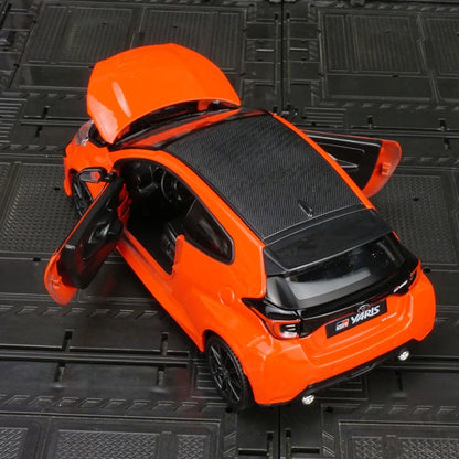 Maisto 1/24 GR Toyota Yaris Carro de Liga Leve Modelo Diecast Veículos de Metal Modelo de Carro Alta Simulação Escala em Miniatura Brinquedo Infantil de Presente