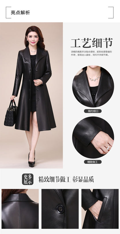 Mauroicardi Spring Autumn Fitted Soft Black Pu Leather Blazer Jacket Women Single Breasted Elegant Luxury Designer Clothes 2025