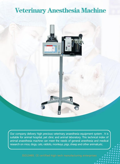 DA1200V2  Pet Veterinary Anaesthesia Respirator Pet Anaesthesia Machine Cats Dogs Respiratory Anaesthesia Machine Aluminium Type