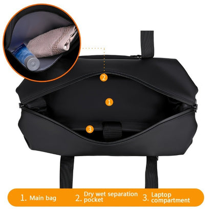 Large Capacity Travel Bag,Portable Overnight Duffel Bag Unisex Sport Fitness Bag,Perfect For  Sports And Outdoor Adventures